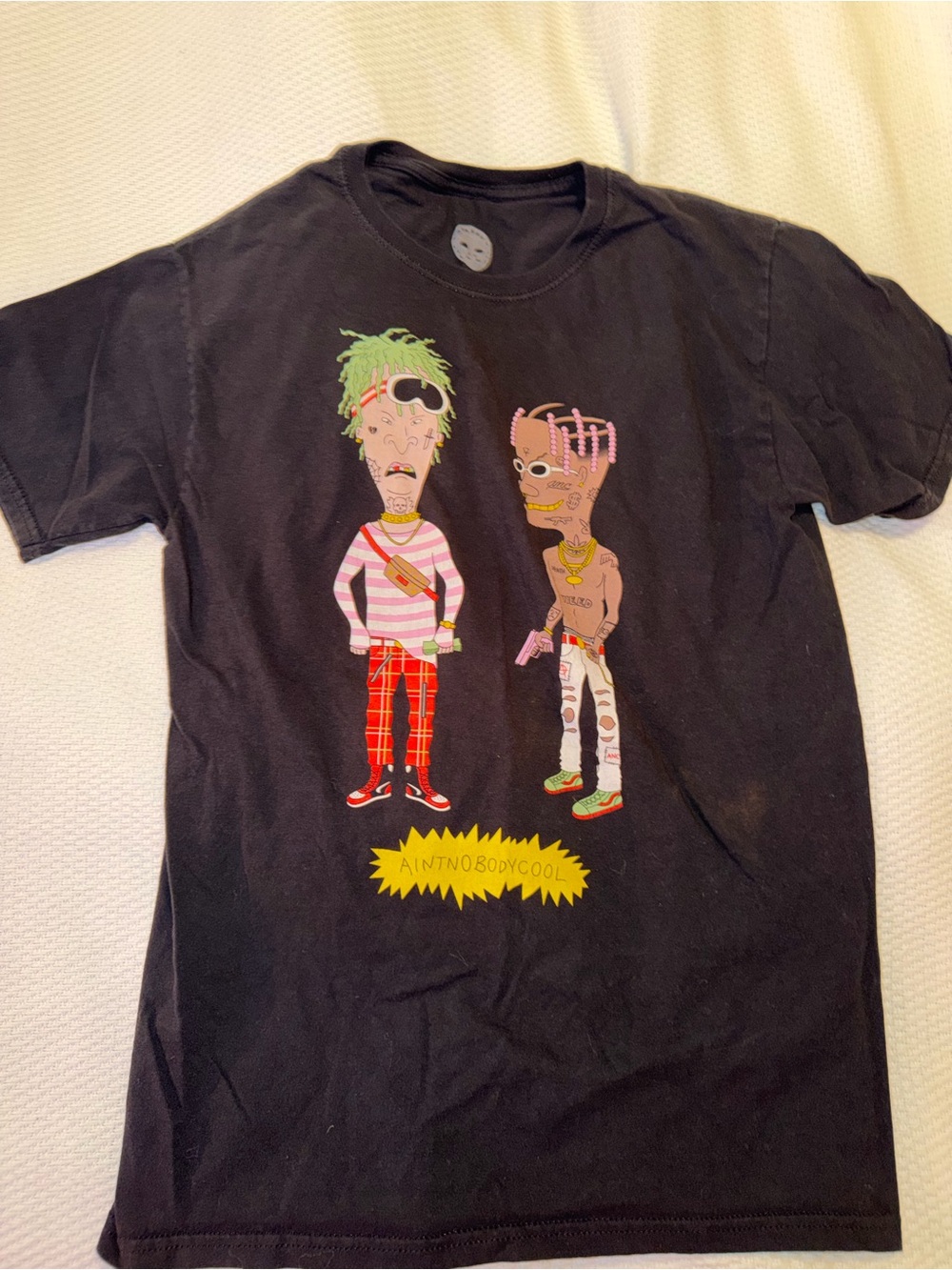 Black Graphic Bevis & Butthead Characters Tee - Youth Shirt